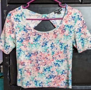 Open Bow Back Crop Top